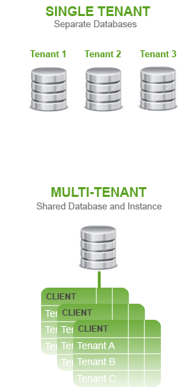 Single-Tenancy Diagram